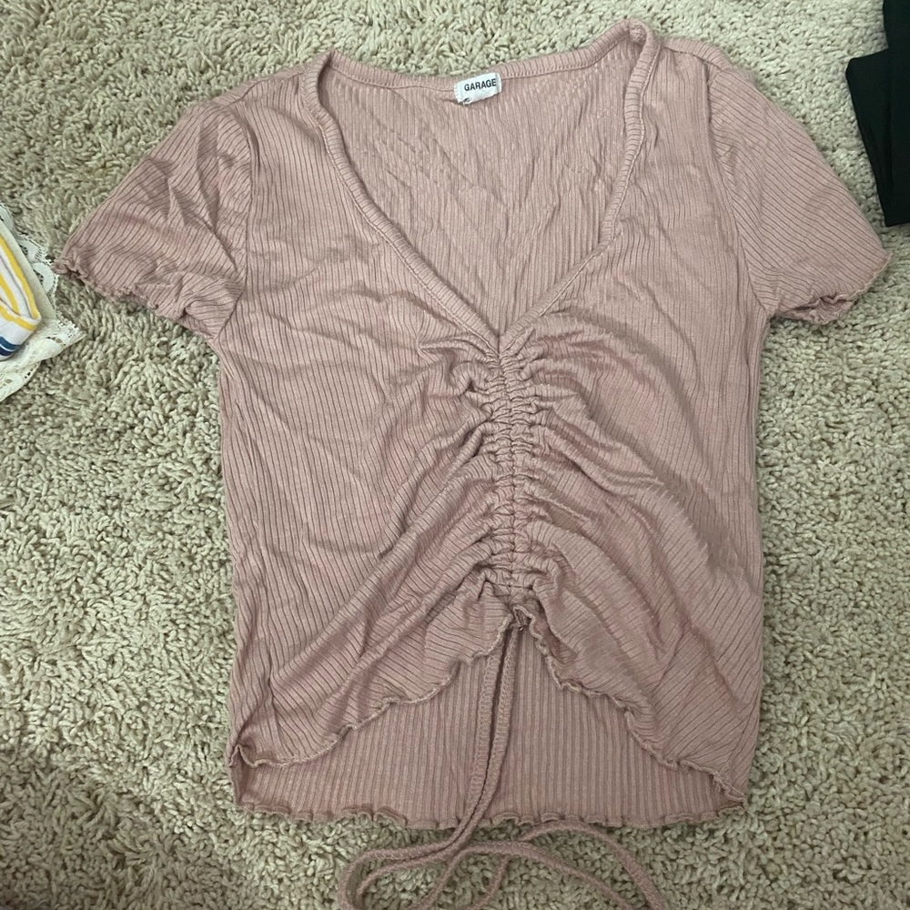 Light pink garage top